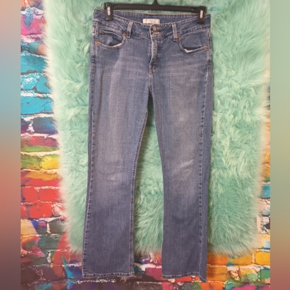 Levi's Blue Slender Bootcut 526 Jean Size 10 M - Picture 1 of 16